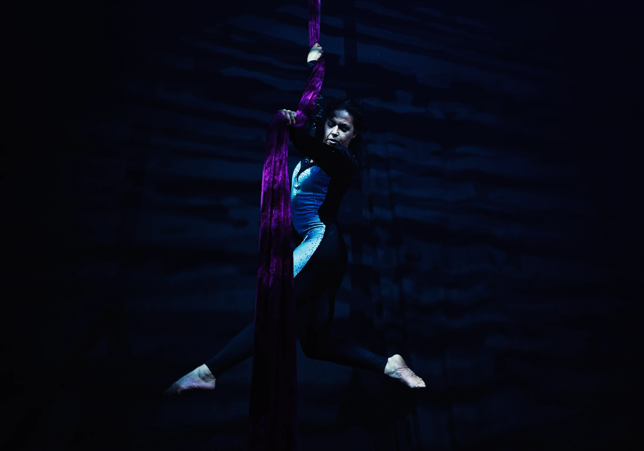 varite med luftakrobatik, knivkastare och eldslukare